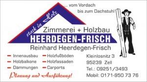 Anzeige von Zimmerei + Holzbau Heerdegen-Frisch als Partner der Harmoniebau
