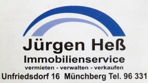 Anzeige von Jürgen Heß als Partner der Harmoniebau